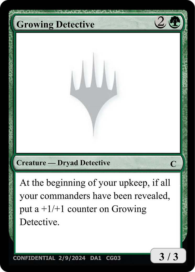 Growing Detective [Unknown Event] | Exor Games Truro