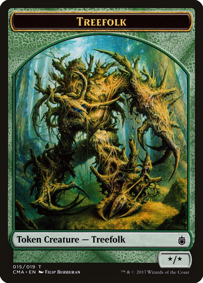 Treefolk Token [Commander Anthology Tokens] | Exor Games Truro