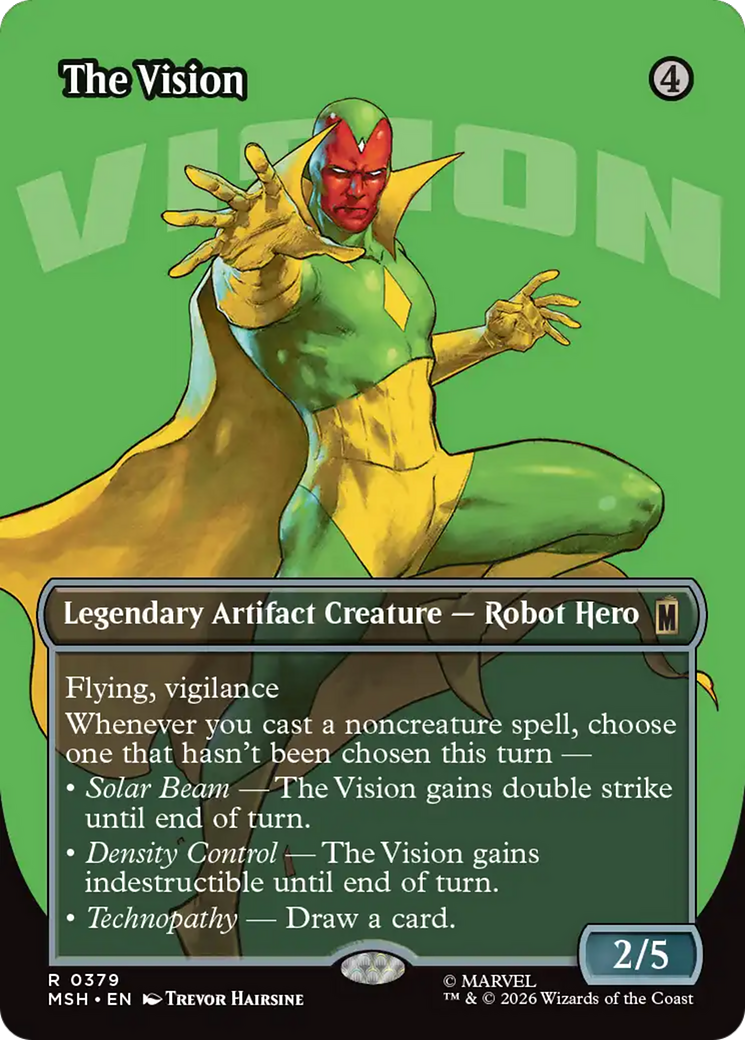 The Vision (Borderless) [Marvel Super Heroes] | Exor Games Truro