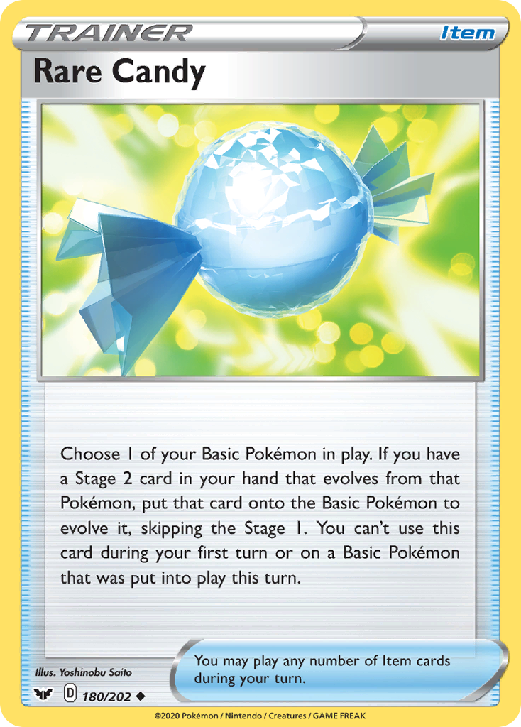 Rare Candy (180/202) [Sword & Shield: Base Set] | Exor Games Truro