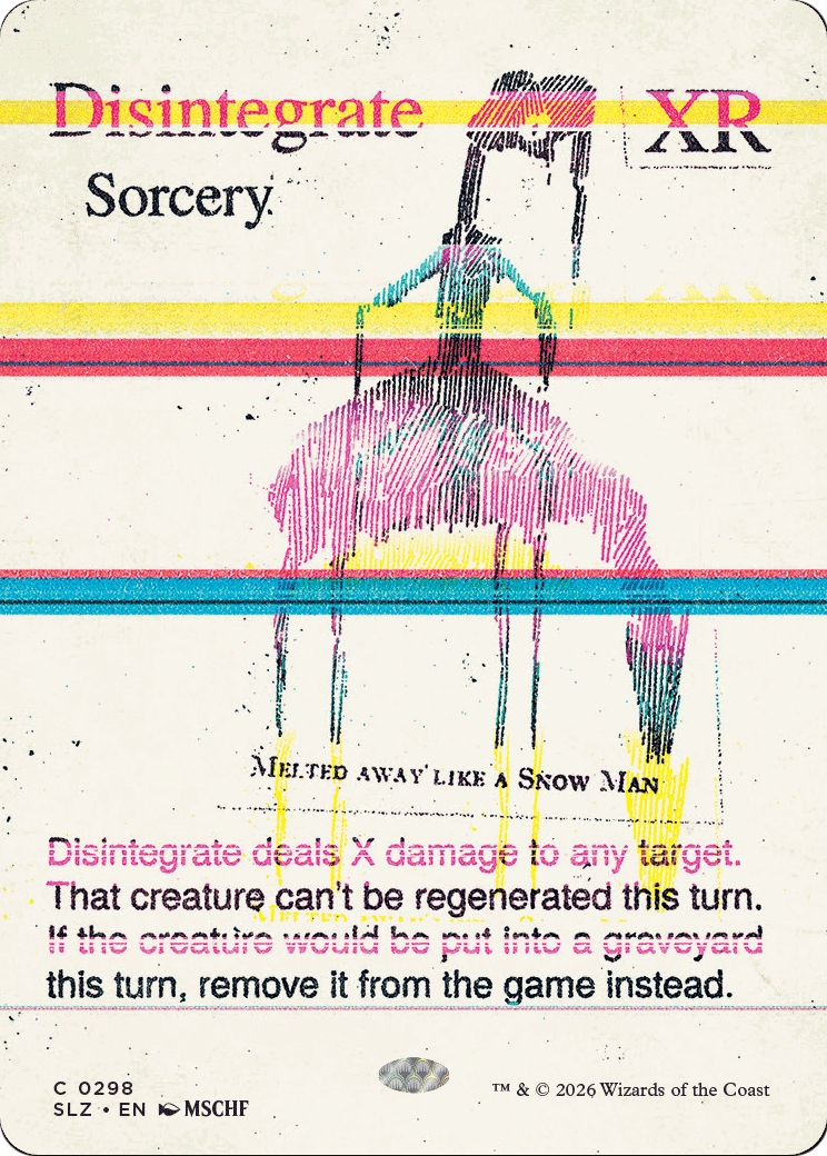 Disintegrate (0298) [Secret Lair x MSCHF: The Zeta Set] | Exor Games Truro