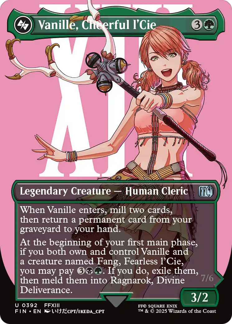 Vanille, Cheerful l'Cie // Ragnarok, Divine Deliverance (Borderless) [FINAL FANTASY] | Exor Games Truro