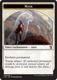 Mask // Soldier Double-Sided Token [Commander 2018 Tokens] | Exor Games Truro