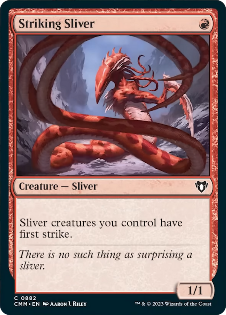 Striking Sliver [Commander Masters] | Exor Games Truro