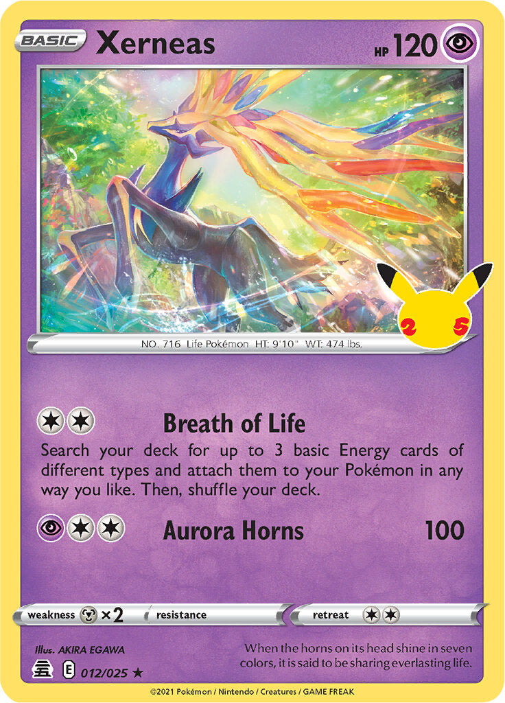 Xerneas (012/025) [Celebrations: 25th Anniversary] | Exor Games Truro