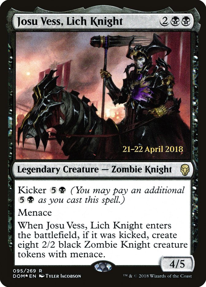 Josu Vess, Lich Knight [Dominaria Prerelease Promos] | Exor Games Truro