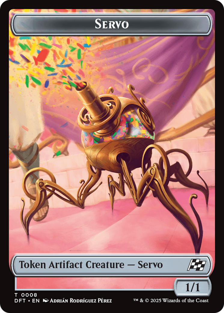 Beast (0010) // Servo Double-Sided Token [Aetherdrift Tokens] | Exor Games Truro