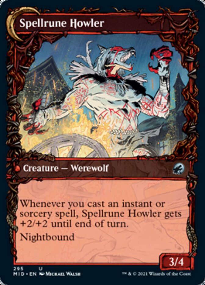 Spellrune Painter // Spellrune Howler (Showcase Equinox) [Innistrad: Midnight Hunt] | Exor Games Truro