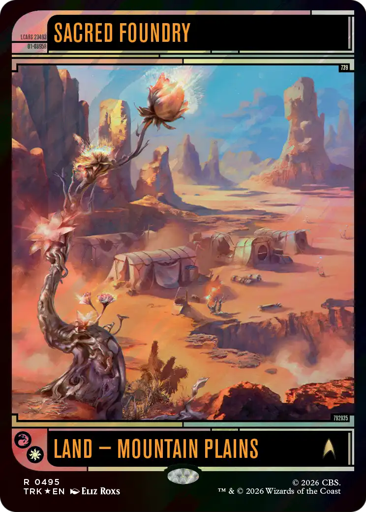 Sacred Foundry (Surge Foil) [Star Trek] | Exor Games Truro