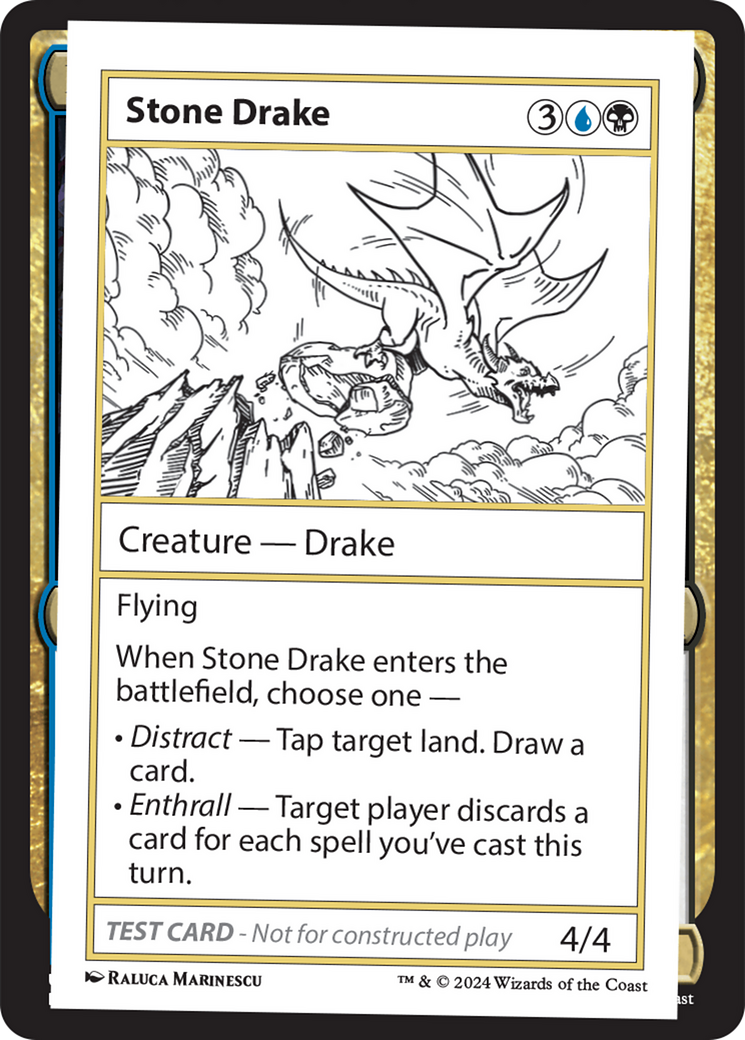 Stone Drake [Mystery Booster 2 Playtest Cards] | Exor Games Truro