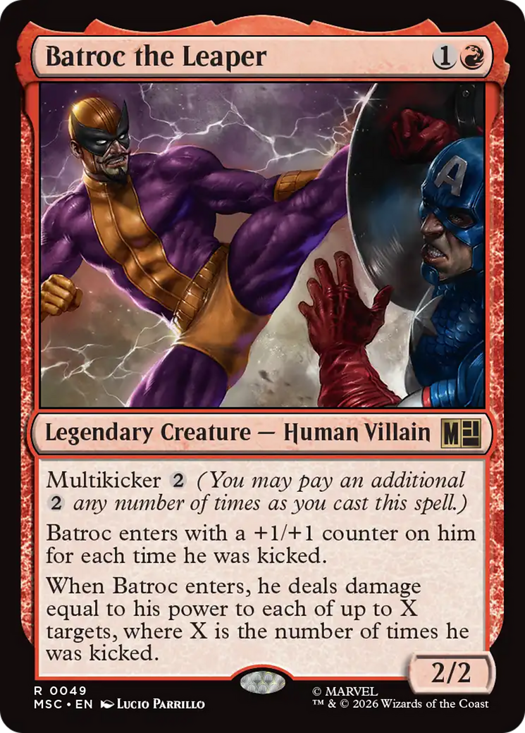 Batroc the Leaper [Marvel Super Heroes Commander] | Exor Games Truro