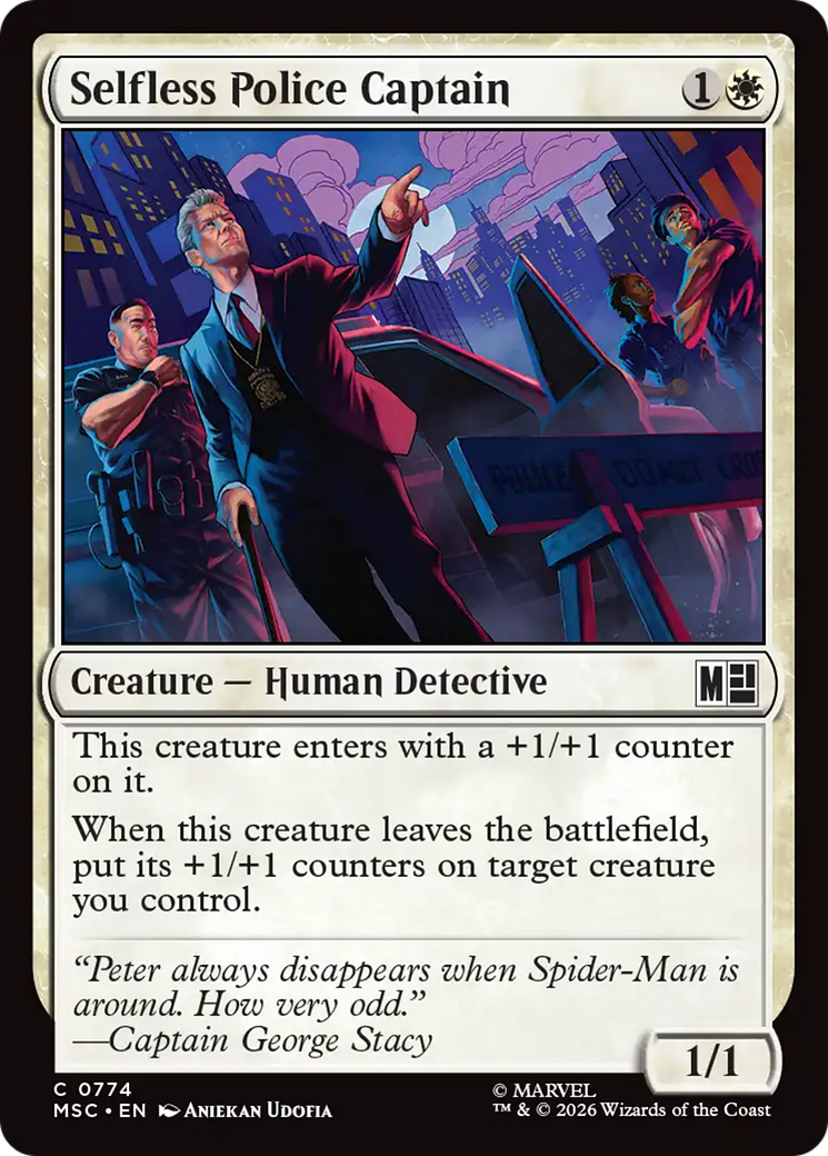 Selfless Police Captain [Marvel Super Heroes Commander] | Exor Games Truro