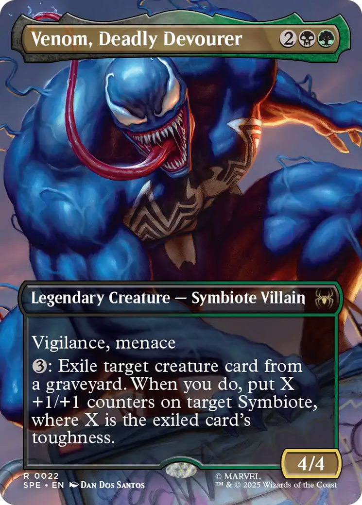 Venom, Deadly Devourer (Borderless) [Marvel's Spider-Man: Eternal-Legal] | Exor Games Truro