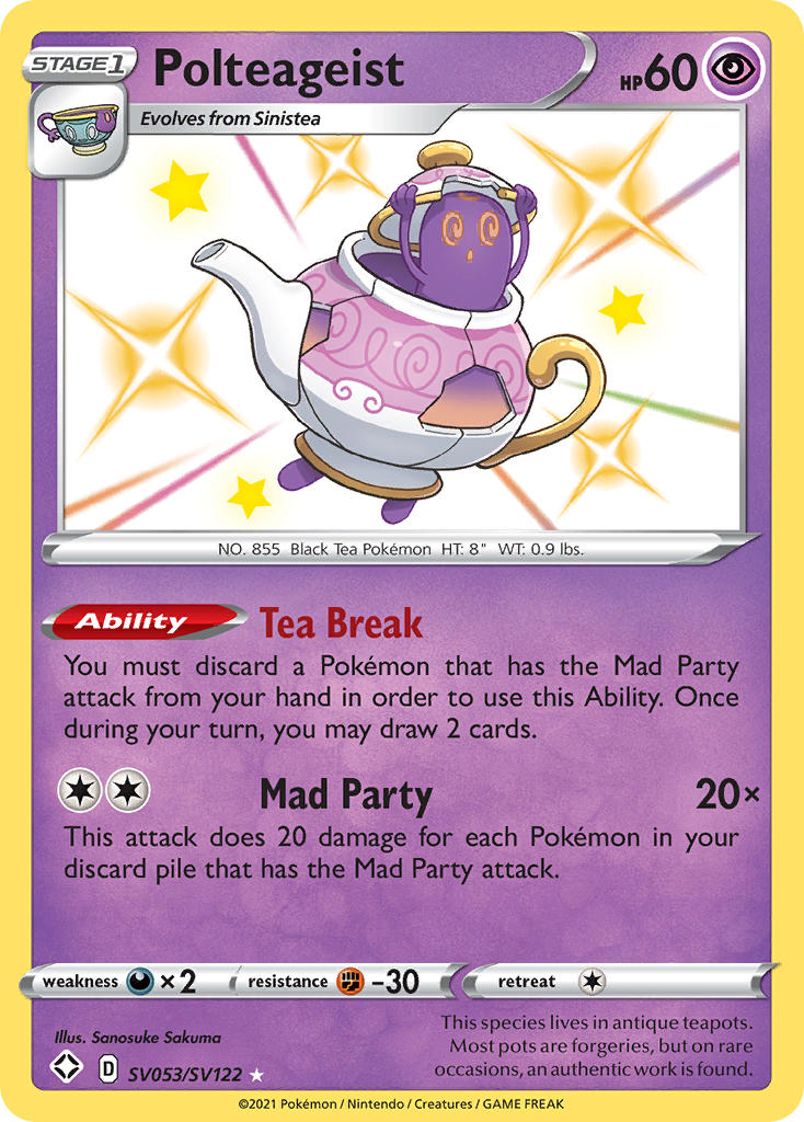 Polteageist (SV053/SV122) [Sword & Shield: Shining Fates] | Exor Games Truro