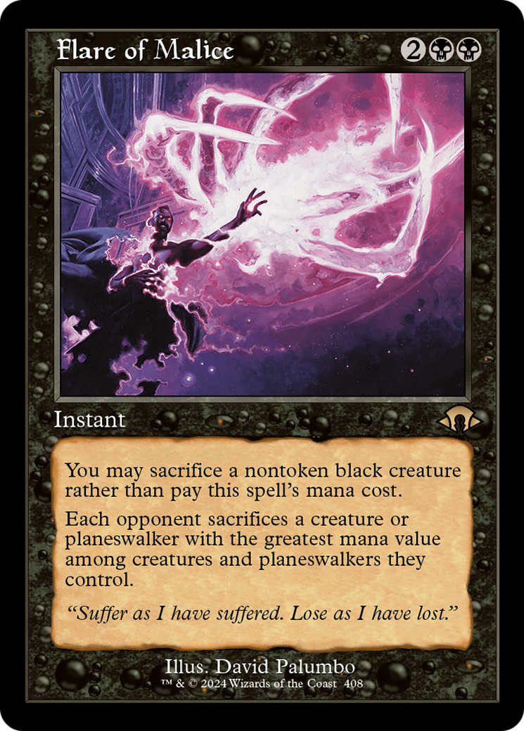 Flare of Malice (Retro) [Modern Horizons 3] | Exor Games Truro
