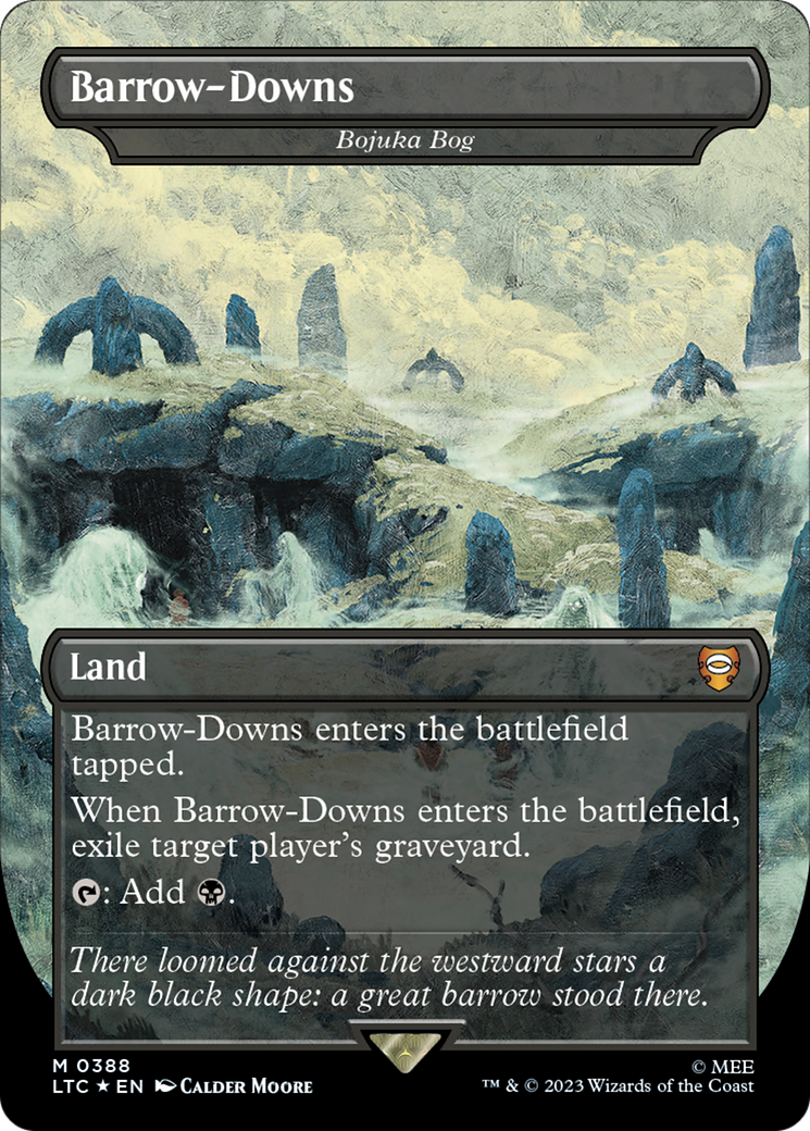 Barrow-Downs - Bojuka Bog (Surge Foil Realms and Relics) [The Lord of the Rings: Tales of Middle-Earth Commander] | Exor Games Truro