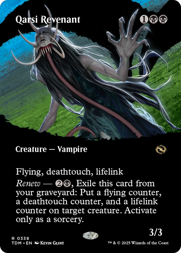 Qarsi Revenant (Borderless) [Tarkir: Dragonstorm] | Exor Games Truro
