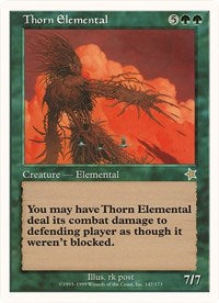 Thorn Elemental (Oversized) [Oversize Cards] | Exor Games Truro