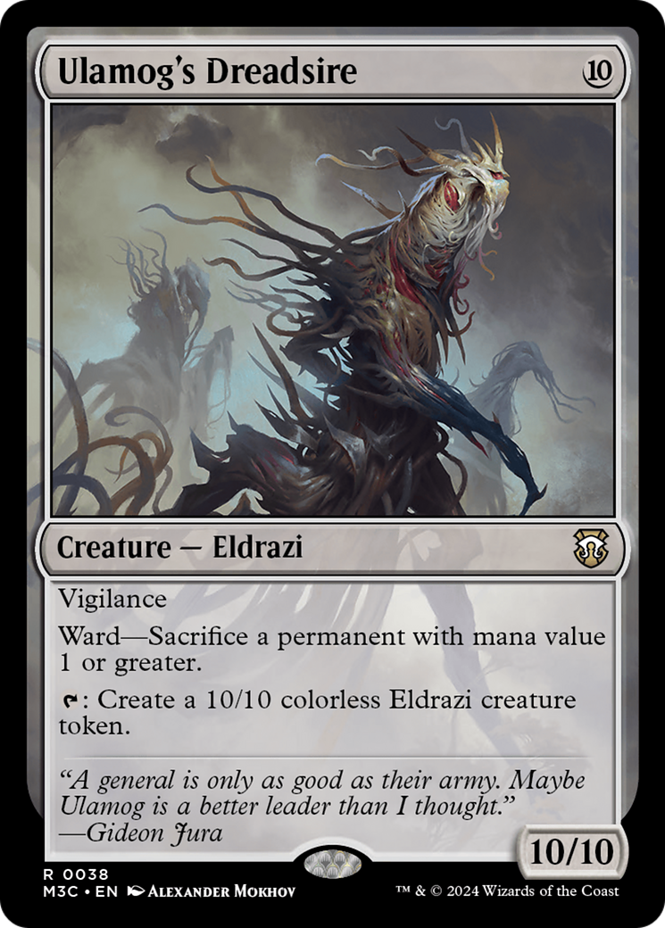 Ulamog's Dreadsire (Ripple Foil) [Modern Horizons 3 Commander] | Exor Games Truro