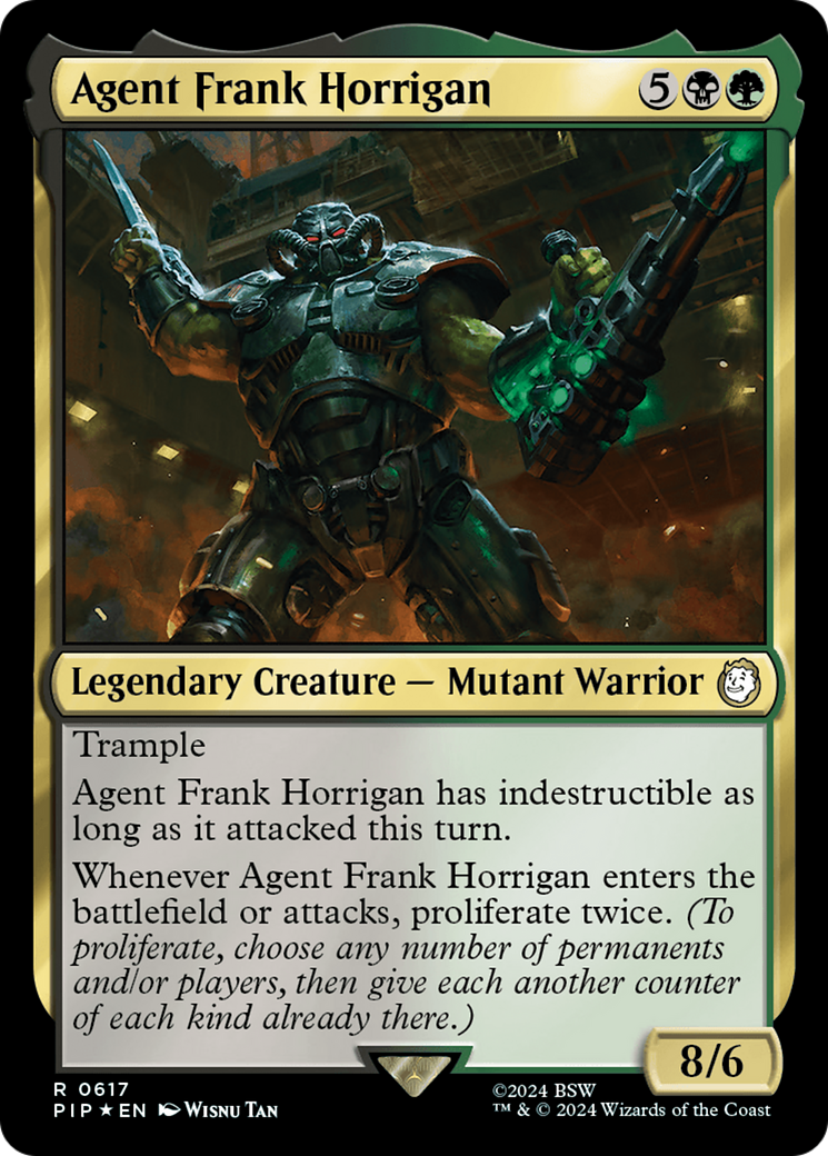 Agent Frank Horrigan (Surge Foil) [Fallout] | Exor Games Truro