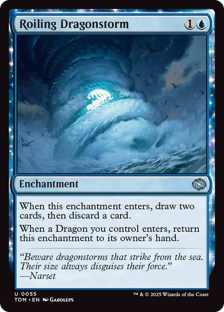 Roiling Dragonstorm [Tarkir: Dragonstorm] | Exor Games Truro