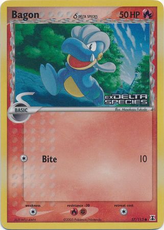 Bagon (57/113) (Delta Species) (Stamped) [EX: Delta Species] | Exor Games Truro