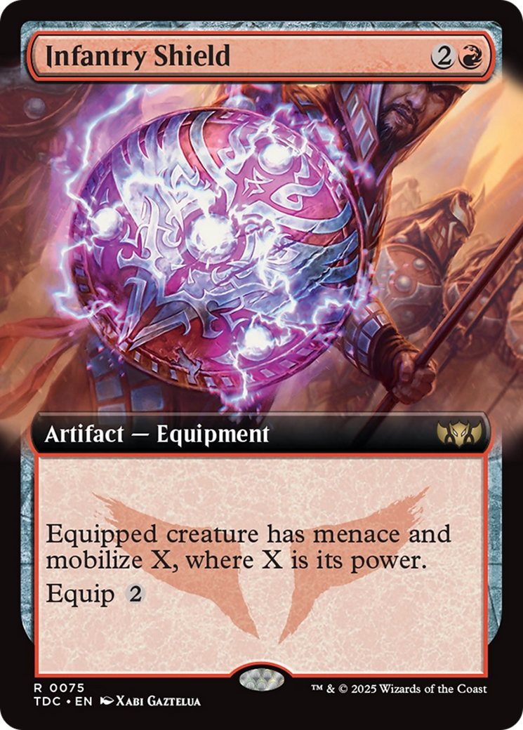 Infantry Shield (Extended Art) [Tarkir: Dragonstorm Commander] | Exor Games Truro