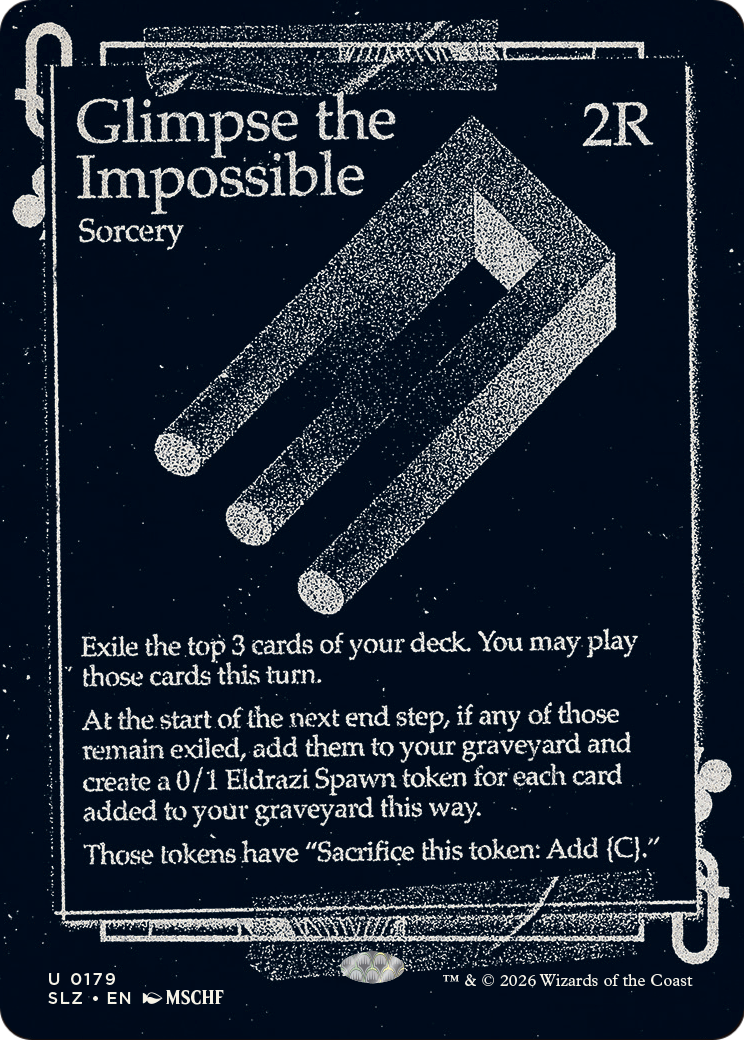 Glimpse the Impossible (0300) [Secret Lair x MSCHF: The Zeta Set] | Exor Games Truro