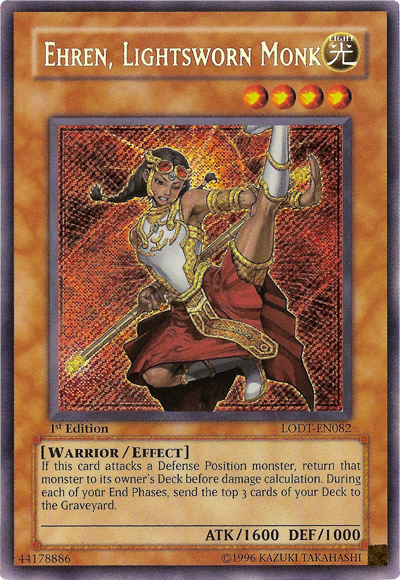 Ehren, Lightsworn Monk [LODT-EN082] Secret Rare | Exor Games Truro