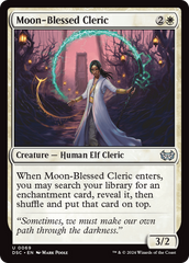 Moon-Blessed Cleric [Duskmourn: House of Horror Commander] | Exor Games Truro