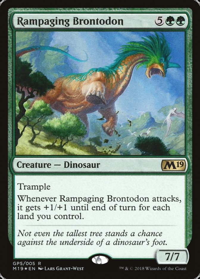 Rampaging Brontodon [Magic 2019 Gift Pack] | Exor Games Truro