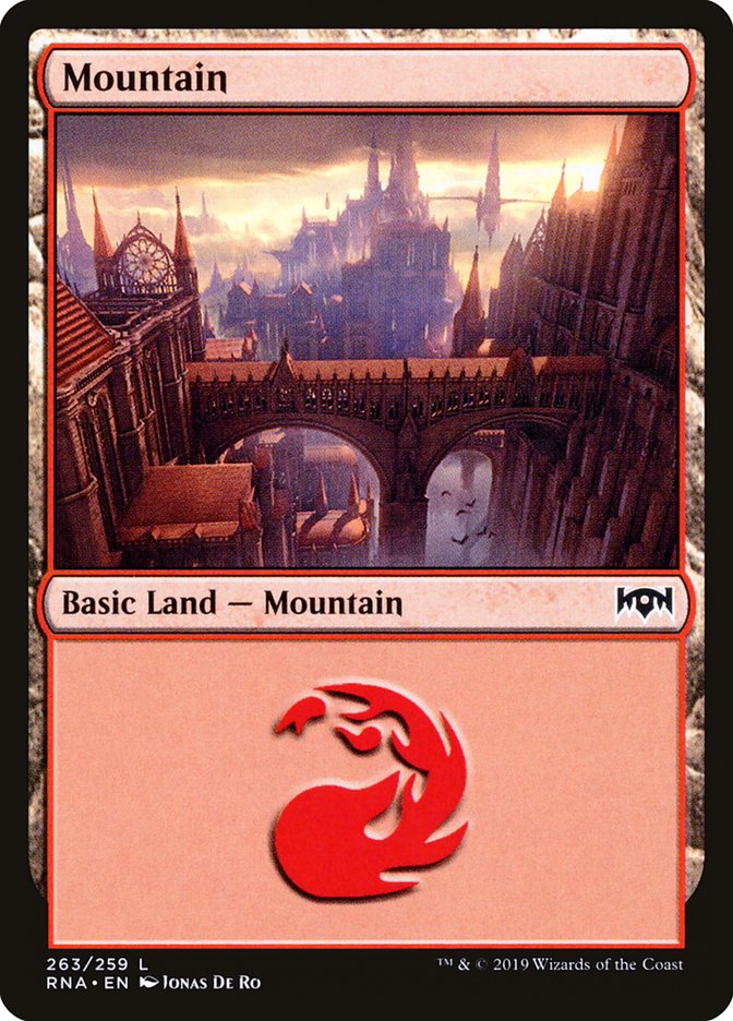 Mountain (263) [Ravnica Allegiance] | Exor Games Truro