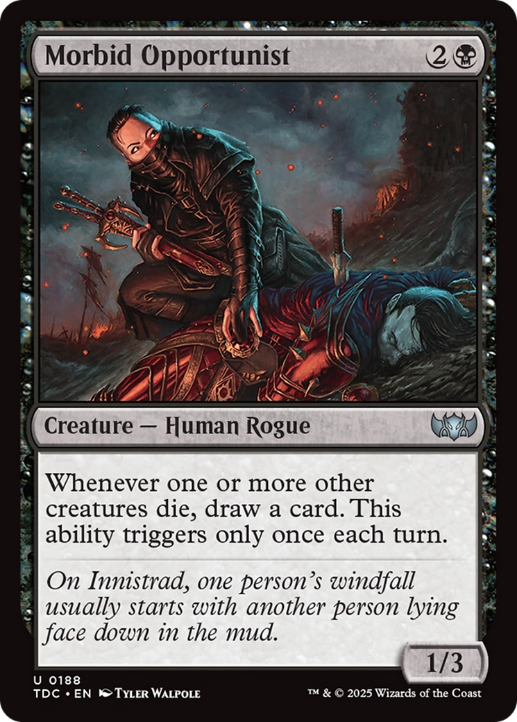 Morbid Opportunist [Tarkir: Dragonstorm Commander] | Exor Games Truro