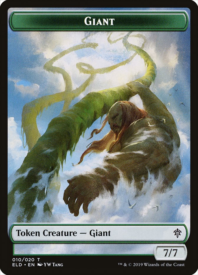 Giant Token [Throne of Eldraine Tokens] | Exor Games Truro