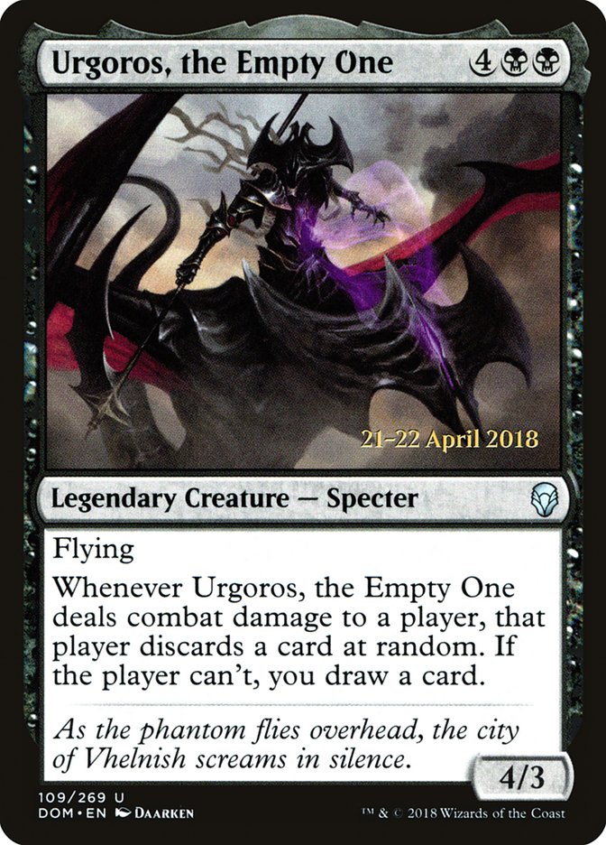 Urgoros, the Empty One [Dominaria Prerelease Promos] | Exor Games Truro