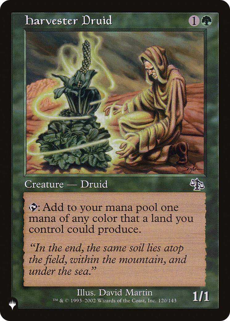 Harvester Druid [The List] | Exor Games Truro