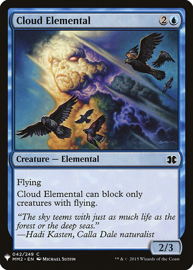 Cloud Elemental [Mystery Booster] | Exor Games Truro