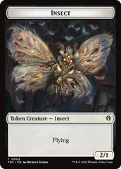 Insect // Rogue Double-Sided Token [Reality Fracture Commander Tokens] | Exor Games Truro