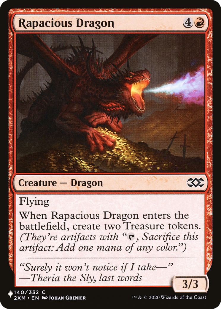 Rapacious Dragon [The List Reprints] | Exor Games Truro