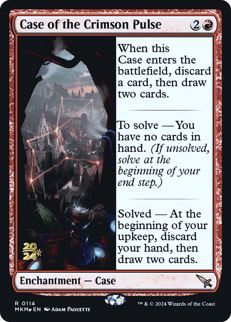 Case of the Crimson Pulse [Murders at Karlov Manor Prerelease Promos] | Exor Games Truro