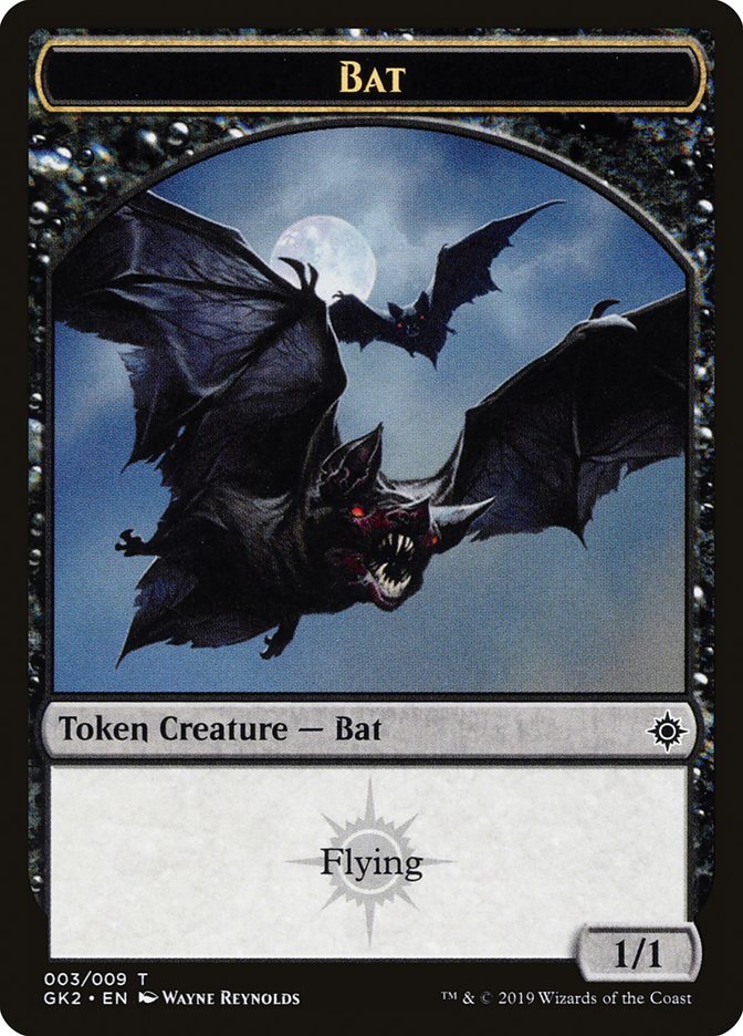 Bat // Spirit (010) Double-Sided Token [Ravnica Allegiance Guild Kit Tokens] | Exor Games Truro