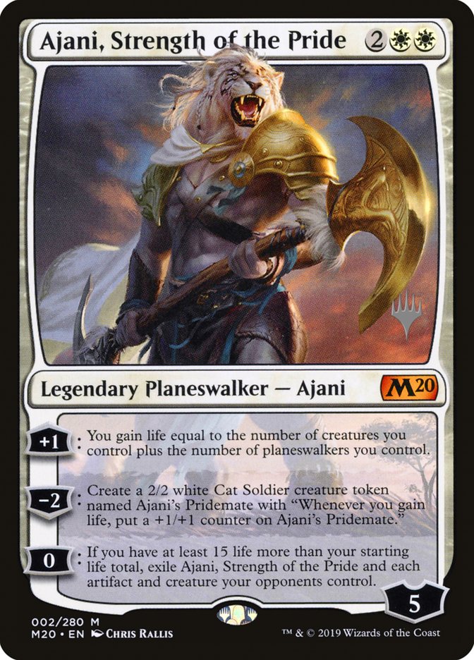 Ajani, Strength of the Pride (Promo Pack) [Core Set 2020 Promos] | Exor Games Truro