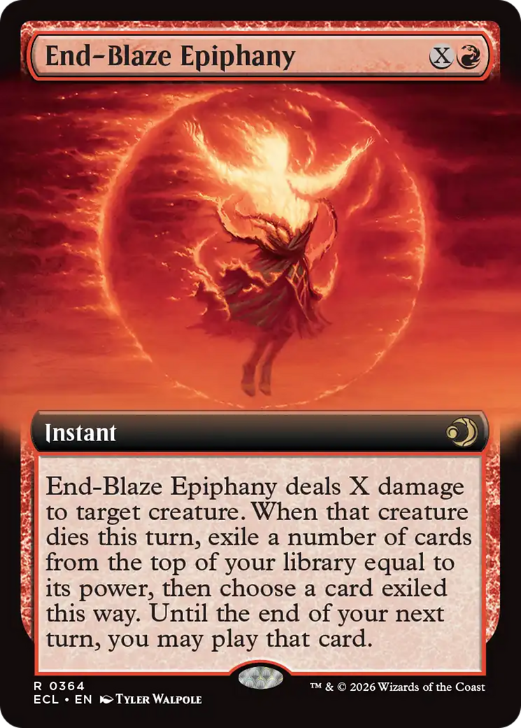 End-Blaze Epiphany (Extended Art) [Lorwyn Eclipsed] | Exor Games Truro