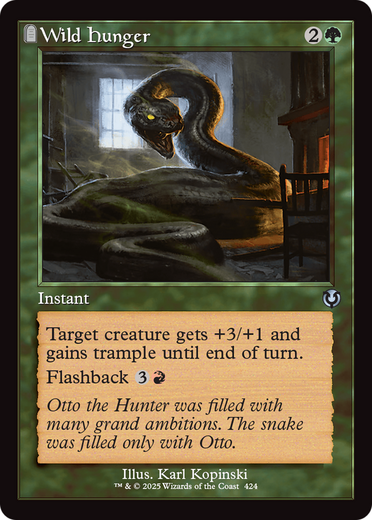 Wild Hunger (Retro Frame) [Innistrad Remastered] | Exor Games Truro