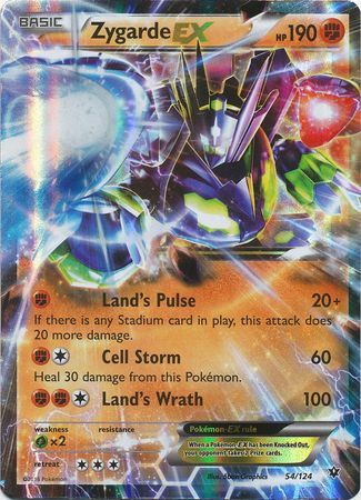 Zygarde EX (54/124) (Jumbo Card) [XY: Fates Collide] | Exor Games Truro