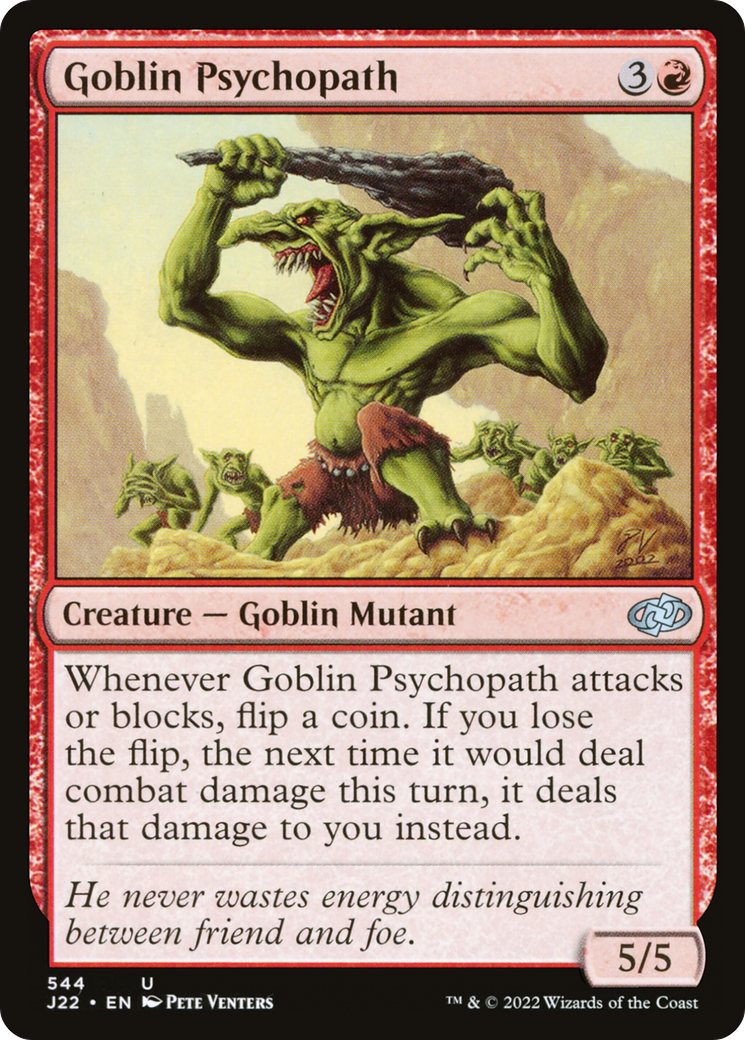 Goblin Psychopath [Jumpstart 2022] | Exor Games Truro