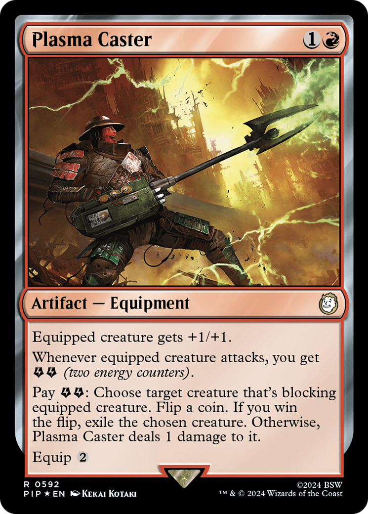Plasma Caster (Surge Foil) [Fallout] | Exor Games Truro