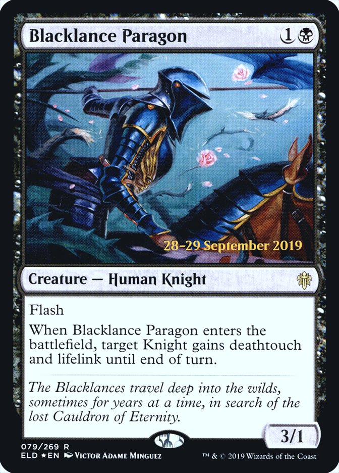 Blacklance Paragon [Throne of Eldraine Prerelease Promos] | Exor Games Truro