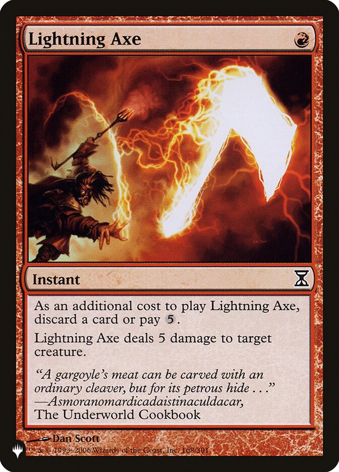 Lightning Axe [The List] | Exor Games Truro