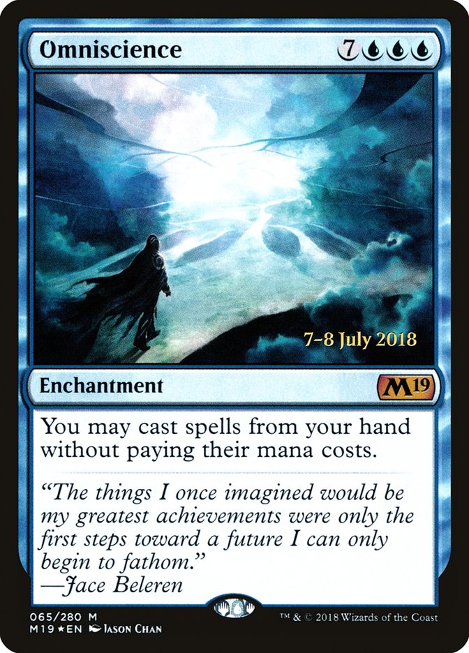 Omniscience [Core Set 2019 Prerelease Promos] | Exor Games Truro